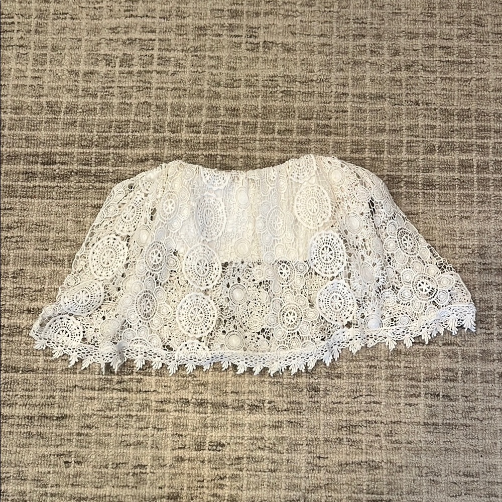 Pretty White Lace Bralette Top